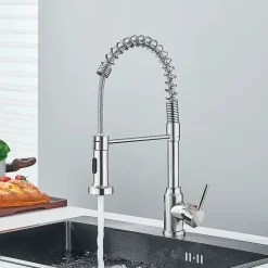 Mitigeur Cuisine Douchette extensible Stak Inox, Monocommande