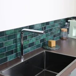 Mitigeur de cuisine argenté avec douchette Essebagno Magic