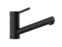 Mitigeur de cuisine avec douchette noir Essebagno Tubic