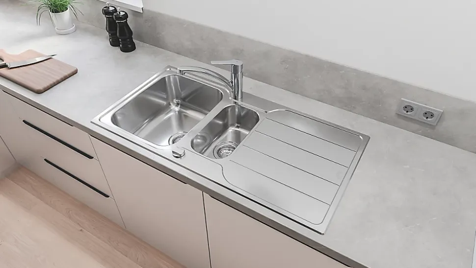 Mitigeur de cuisine bec bas Start Grohe chromé