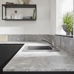 Mitigeur de cuisine chromé Hansgrohe MySport S