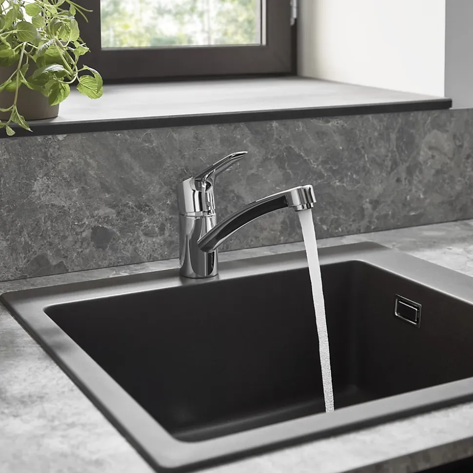 Mitigeur de cuisine chromé Hansgrohe MySport S