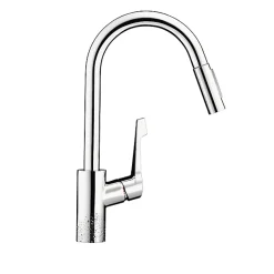 Mitigeur de cuisine chromé avec douchette Hansgrohe Cento XL