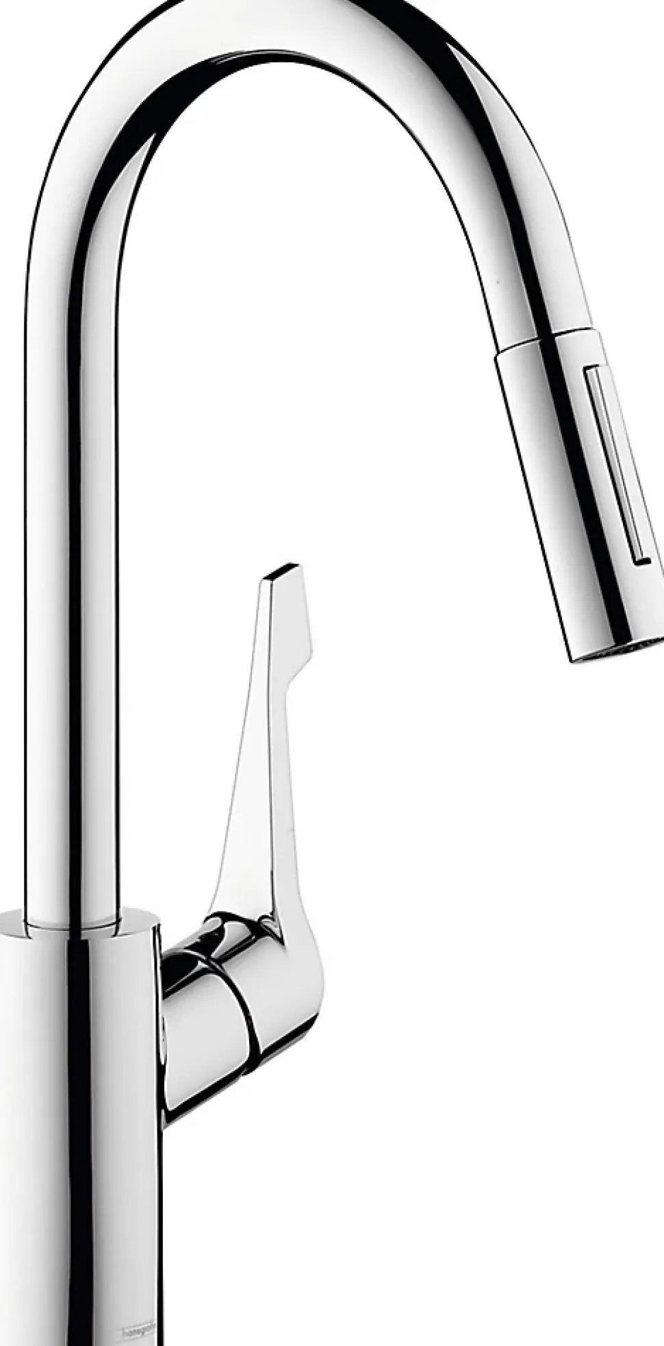 Mitigeur de cuisine chromé avec douchette Hansgrohe Cento XL