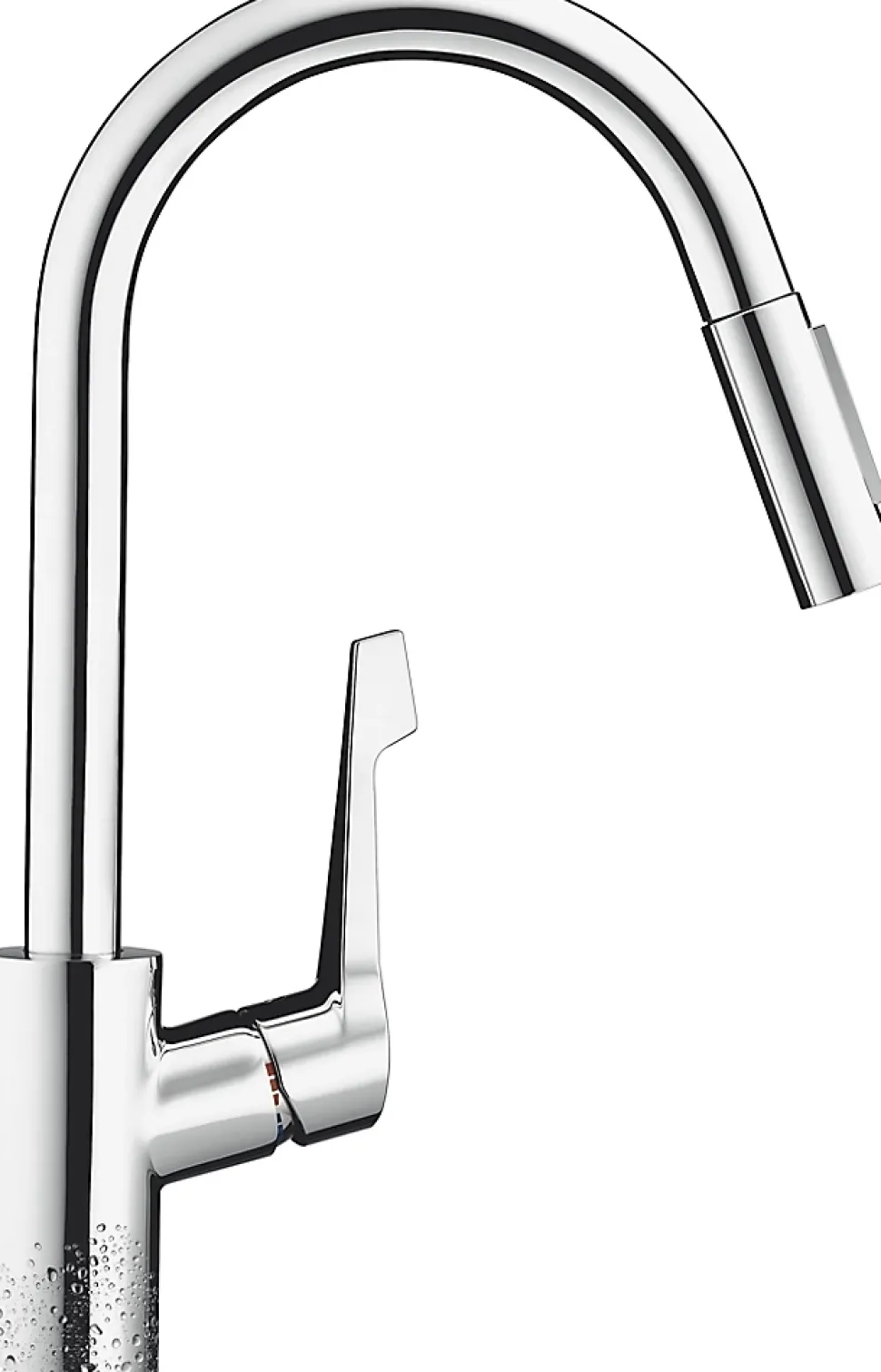 Mitigeur de cuisine chromé avec douchette Hansgrohe Cento XL