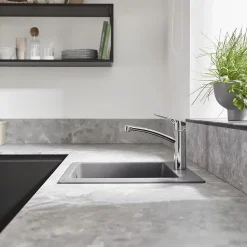 Mitigeur de cuisine chromé Hansgrohe Mysport M Ø51 x P.22 x H.23,2 cm