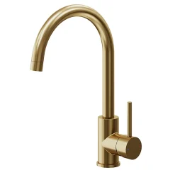 Mitigeur de cuisine doré Cooke & Lewis Katiki
