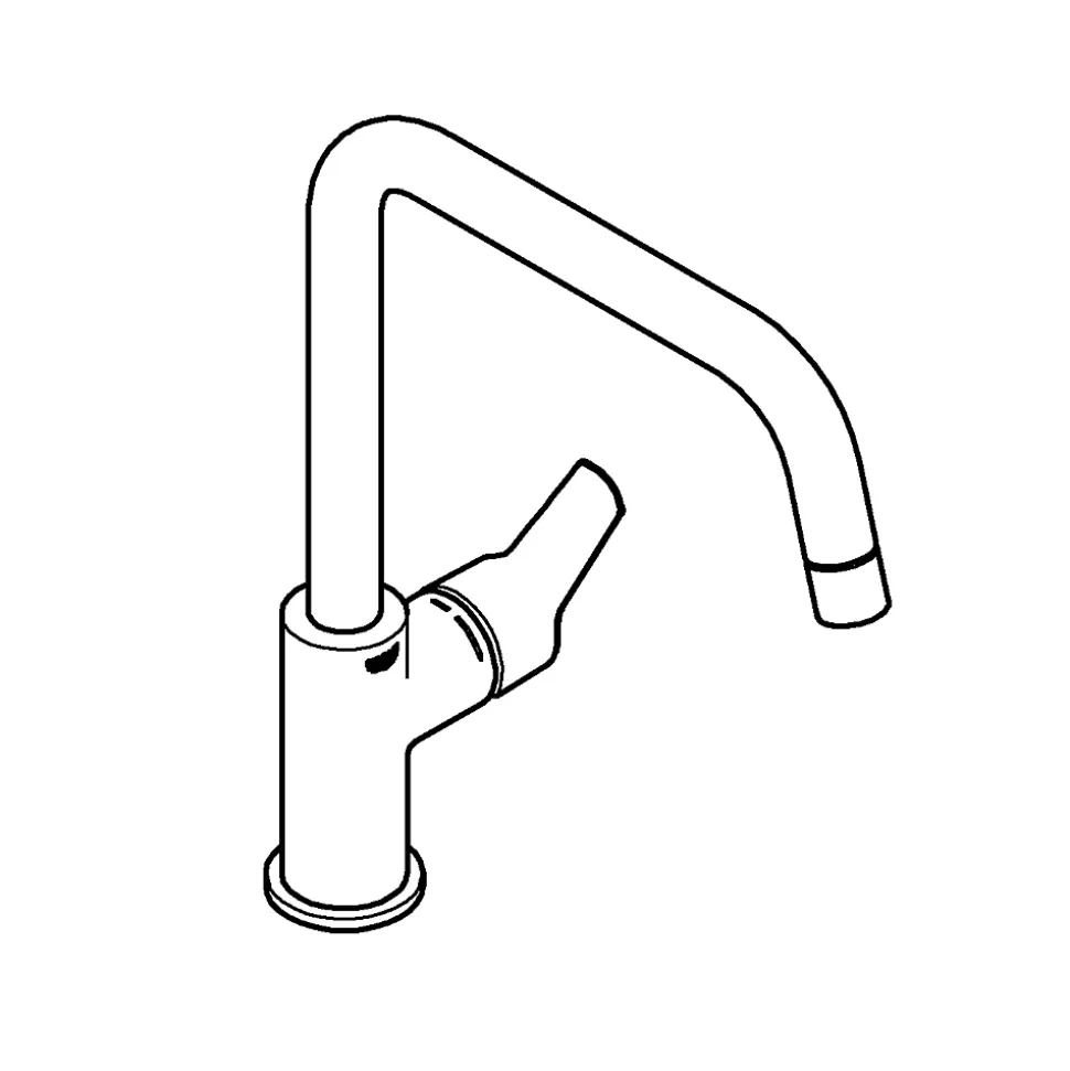 Mitigeur de cuisine Grohe Start Bec U chromé