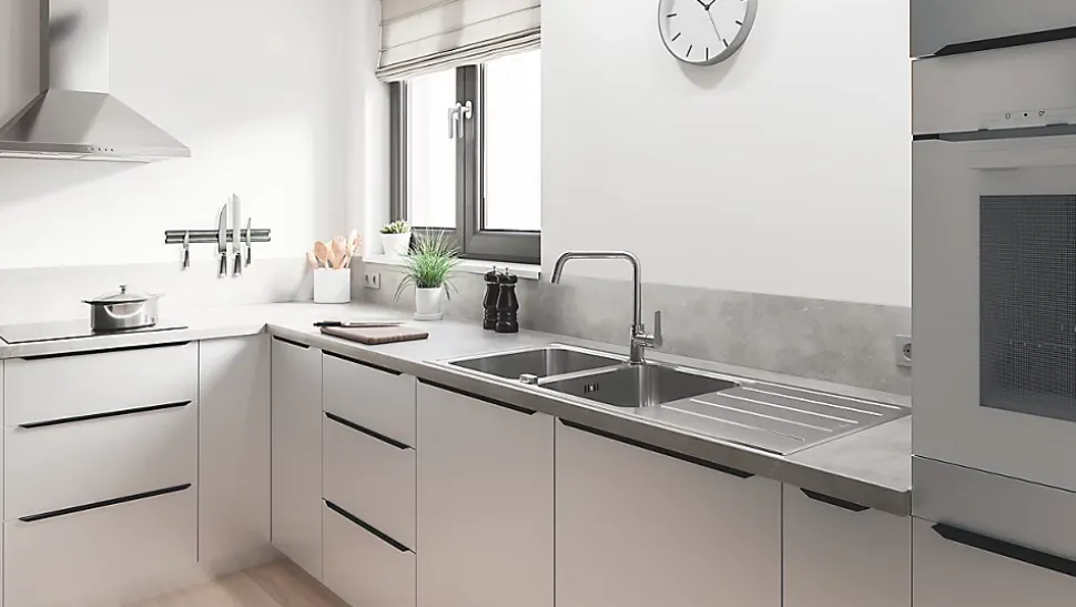 Mitigeur de cuisine Grohe Start Bec U chromé