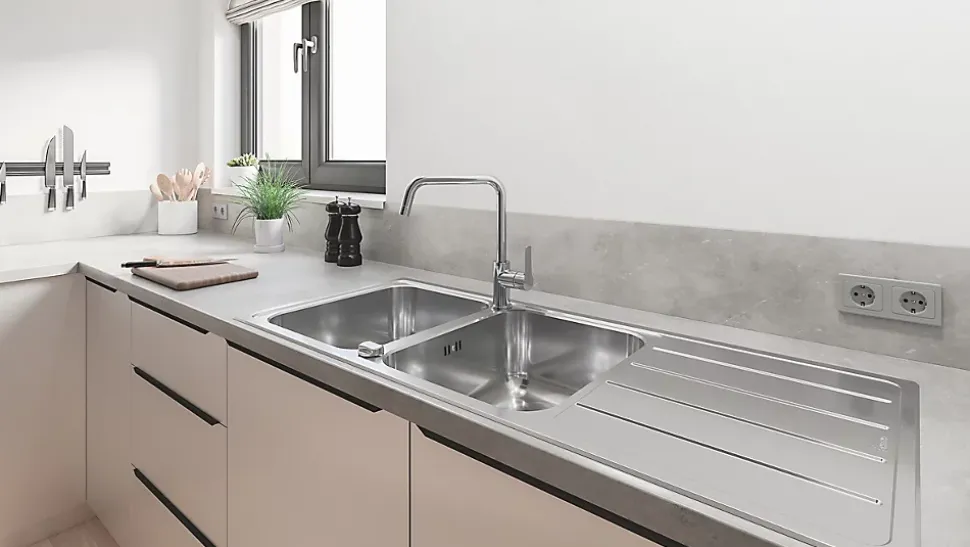 Mitigeur de cuisine Grohe Start Bec U chromé