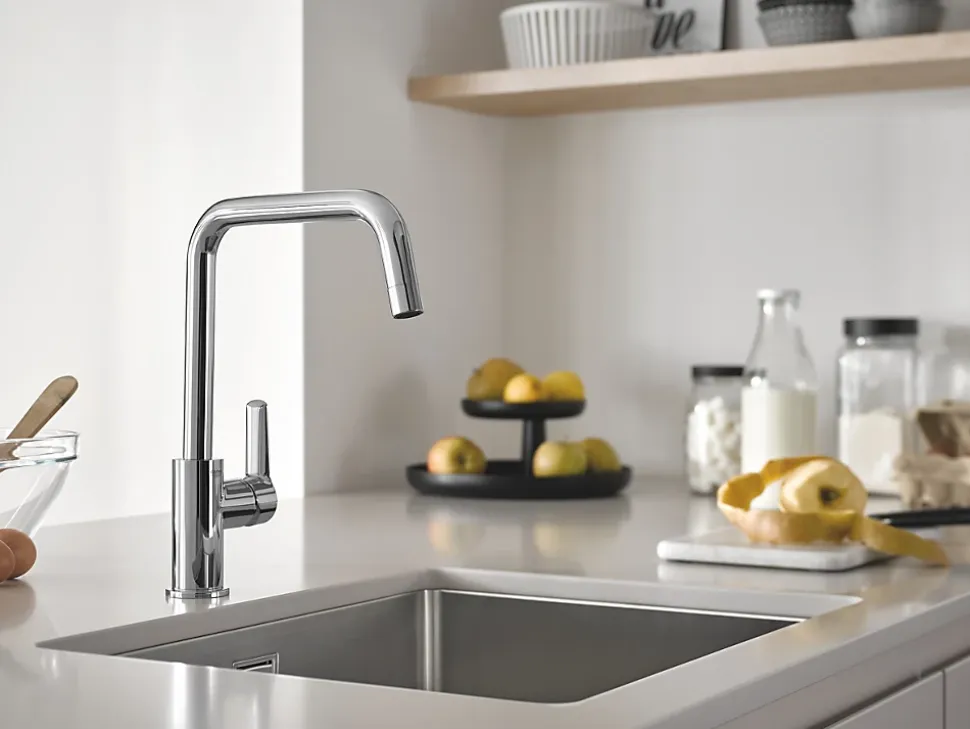 Mitigeur de cuisine Grohe Start Bec U chromé