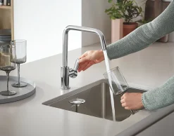 Mitigeur de cuisine Grohe Start Bec U chromé