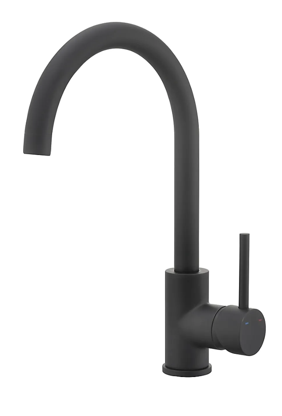 Mitigeur de cuisine haut en laiton noir H.33,5 cm, Cooke & Lewis Katiki