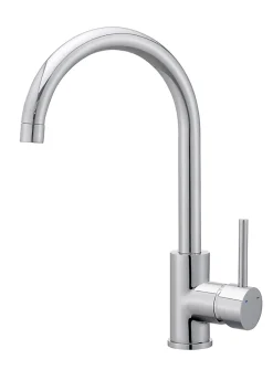 Mitigeur de cuisine haut en laiton chromé H.33,5 cm, Cooke & Lewis Katiki