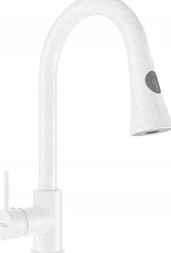 Mitigeur de cuisine Mexen Elia blanc tacheté 38x26 cm