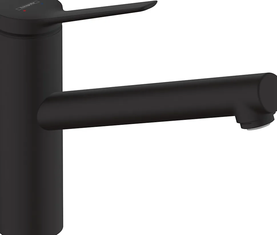 Mitigeur de cuisine noir mat Hansgrohe Zesis M33 H. 214mm