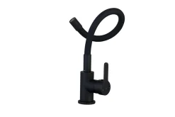 Mitigeur de cuisine noir mat mémoire de forme Essebagno Memory