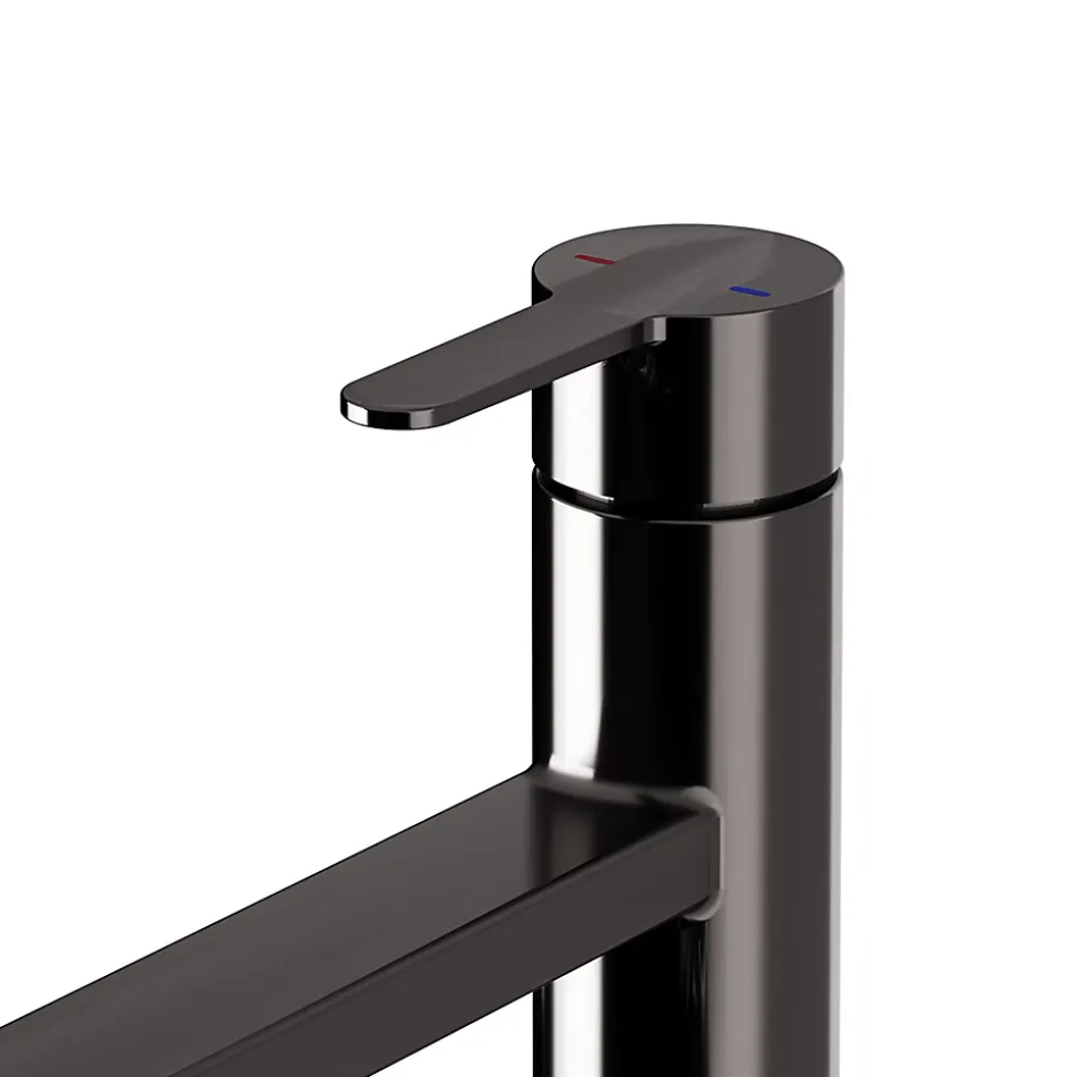 Mitigeur de cuisine titanium GoodHome Phoran