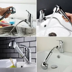 Mitigeur d'évier avec douchette extractible NANO - SANIVERRE