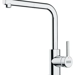 Mitigeur Franke Lina L Chrome à douchette - Chrome coloris Chrome