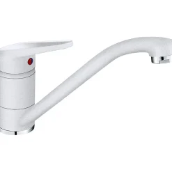 Mitigeur Franke Novara Plus Couleur à bec - Blanc Artic (Moucheté) coloris Blanc Artic (Moucheté)