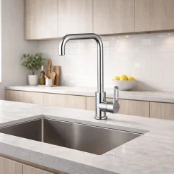 Mitigeur haut de cuisine Baltic H. 34,7 cm acier chromé