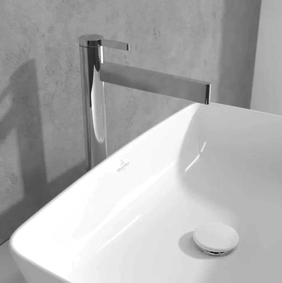 Mitigeur lavabo droit surélevé VILLEROY ET BOCH Dawn sans tirette Chrome