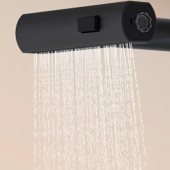 Mitigeur évier à douchette extractible noir mat Essebagno Esserain