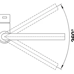 Mitigeur évier monocommande inox brossé Blanco 523122 lanora