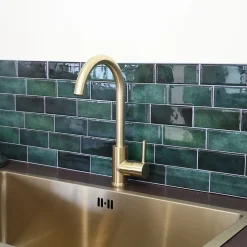 Mitigeur évier or brossé Essebagno Kiwo