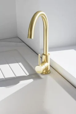 Mitigeur évier or brossé Essebagno Kiwo