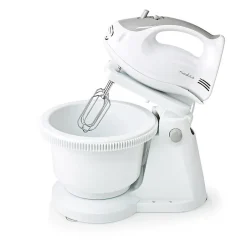 Mixeur Batteur à main 200W 5 Vitesses Fonction Turbo Blanc NEDIS
