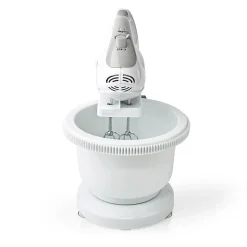Mixeur Batteur à main 200W 5 Vitesses Fonction Turbo Blanc NEDIS