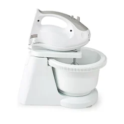 Mixeur Batteur à main 200W 5 Vitesses Fonction Turbo Blanc NEDIS