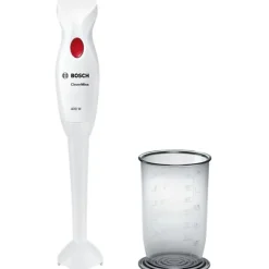 Mixeur Electrique plongeant BOSCH MSM14100 CLEVERMIXX - 400W, 1 vitesse, pied plastique, bol , poignée ergonomique