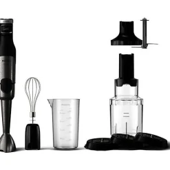 Mixeur Electrique plongeant - PHILIPS Série 5000 - HR2684/00 - 1200 W - Gris / Noir