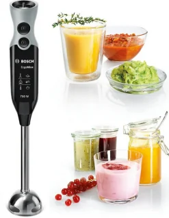 Mixeur plongeant BOSCH ErgoMixx avec hachoir - Noir