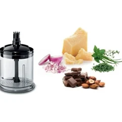 Mixeur plongeant BOSCH ErgoMixx avec hachoir - Noir