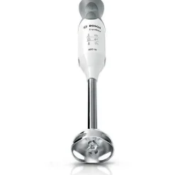 Mixeur plongeant BOSCH ErgoMixx 600W - Blanc/Gris - 12 vitesses + turbo - Mini-hachoir inclus