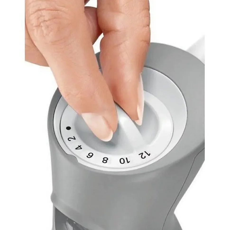 Mixeur plongeant BOSCH ErgoMixx 600W - Blanc/Gris - 12 vitesses + turbo - Mini-hachoir inclus