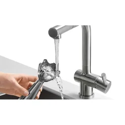 Mixeur plongeant BRAUN MQ3045WH avec 2 hachoirs Aperitive - Blanc et Bleu - PowerBell Plus et Splash control