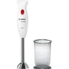Mixeur plongeant CleverMixx - BOSCH - 400W - Pied détachable inox - 1 vitesse - Bol mixeur - Blanc
