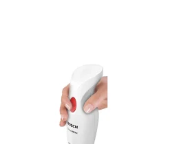 Mixeur plongeant CleverMixx - BOSCH - 400W - Pied détachable inox - 1 vitesse - Bol mixeur - Blanc