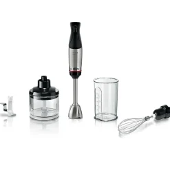 Mixeur plongeant multifonction 1000w inox/noir Bosch MSM6M622 série 6 ergomaster