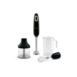 Mixeur plongeant multifonction 700w noir Smeg HBF03BLEU