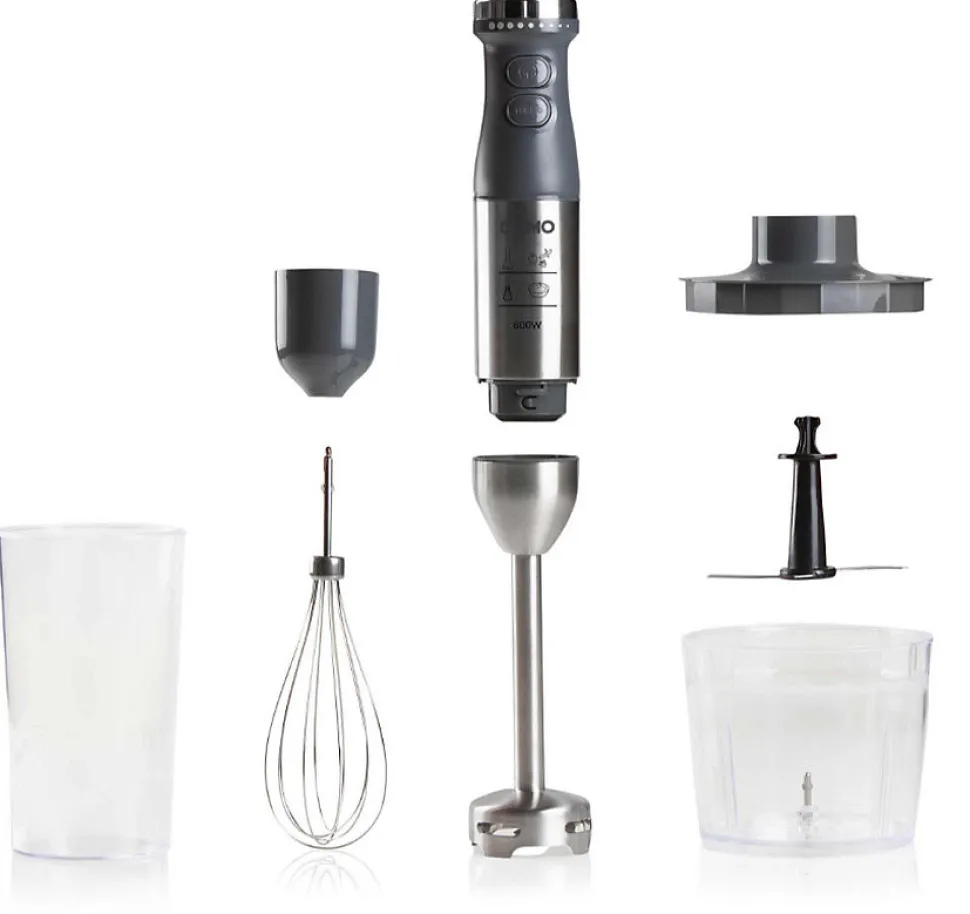 Mixeur plongeant multifonction 600w inox Domo DO9226M