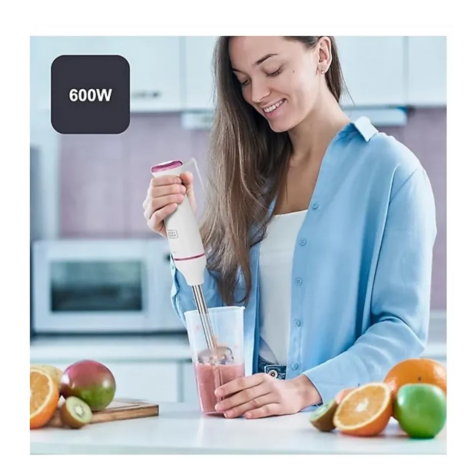 Mixeur plongeant 600w Black+decker BXHBA601E