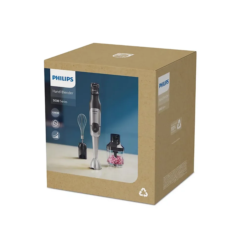 Mixeur plongeant 1200w noir Philips HR2683/00 série 5000