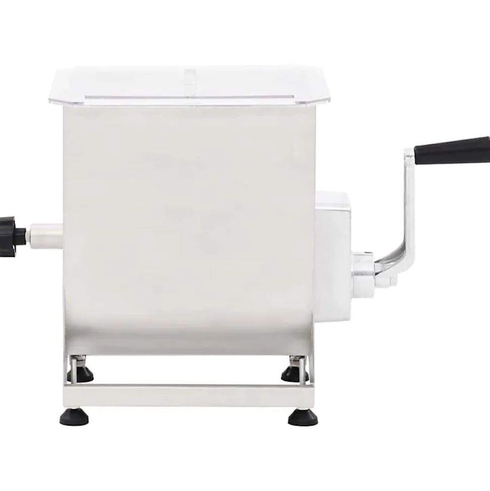 Mélangeur de viande avec boîte de vitesse Argenté Inox