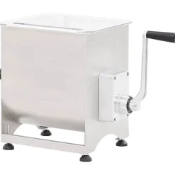 Mélangeur de viande avec boîte de vitesse Argenté Inox